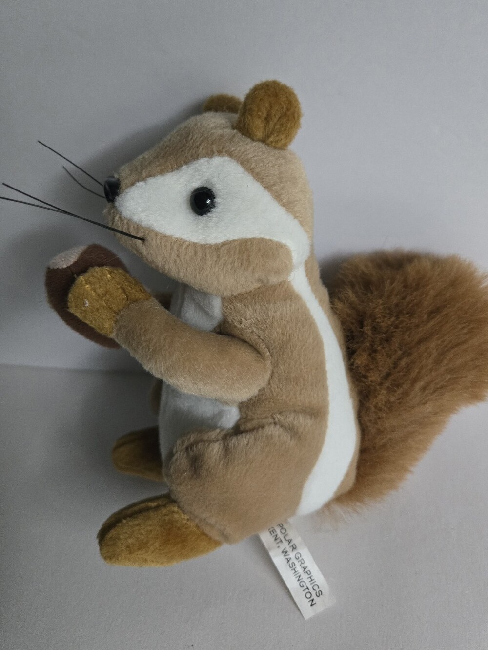 Stuffed Plush Squirrel Retro